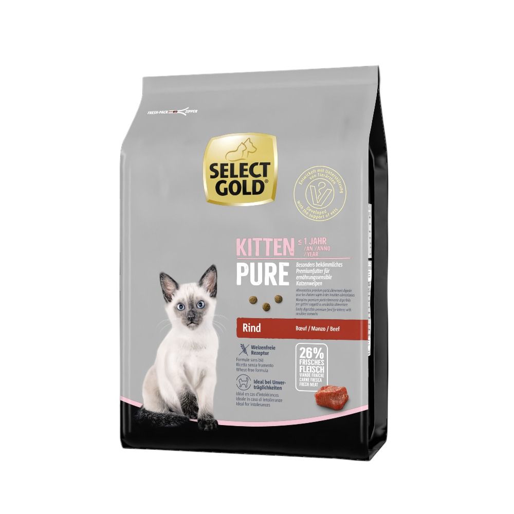 Select Gold Cat Pure Kitten govedina 2,5 kg slika 1