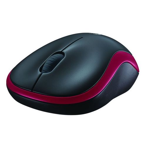 Logitech M185 Wireless Mouse for Notebook Red slika 2