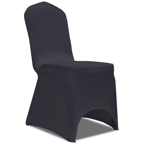Rastezljive navlake za stolice 4 kom Antracit boja slika 7