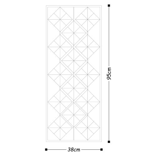 Wallity Metalna zidna dekoracija, Tesoro slika 3