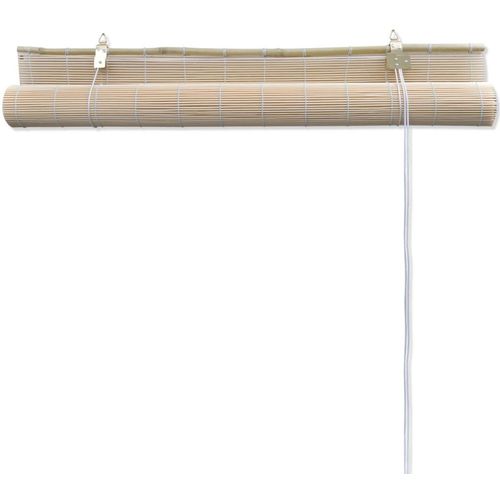 Rolo zavjesa od bambusa prirodna boja 120 x 160 cm slika 5