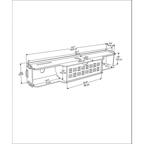 Pare - Oak Oak TV Stand slika 6