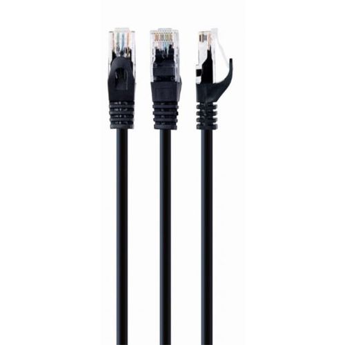 Gembird Cat6 UTP Patch cord, black, 0.25 m slika 1