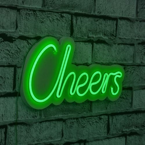 Wallity Ukrasna plastična LED rasvjeta, Cheers - Green slika 10