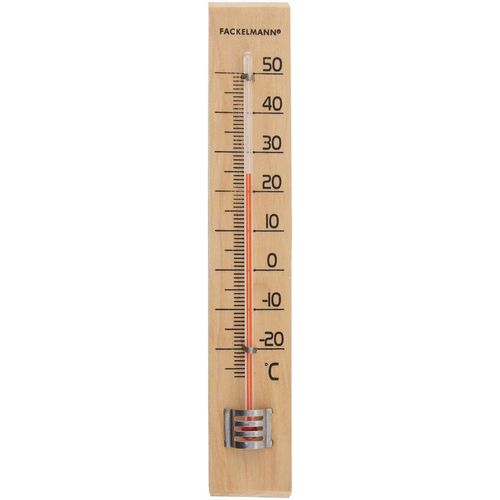 FACKELMANN Termometar 18cm, drveni slika 1