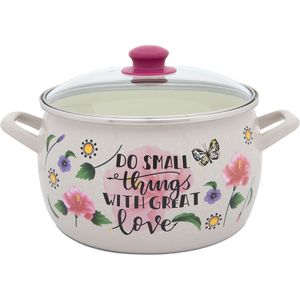 Metalac Šerpa duboka, Proljeće, sa staklenim poklopcem 24cm/7.5l