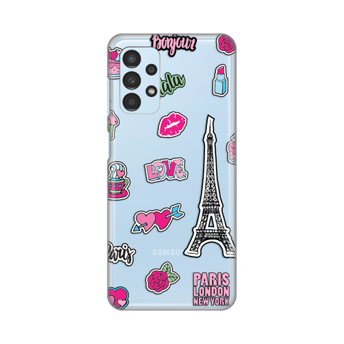 Torbica Silikonska Print Skin za Samsung A135F Galaxy A13 4G Love Paris slika 1