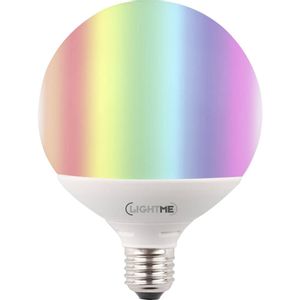 LightMe LM85195 LED Energetska učinkovitost 2021 G (A - G) E27 okrugla  10 W = 60 W RGBw (Ø x D) 120 mm x 156 mm mijenjanje boja, uklj. daljinski upravljač 1 St.