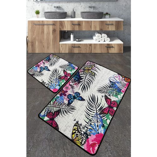 Noirobi Multicolor Bathmat Set (2 Pieces) slika 1