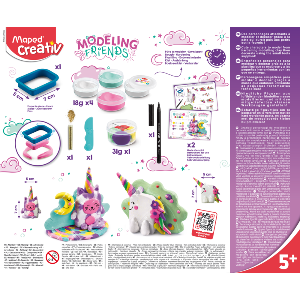 MAPED CREATIV Set sa masom za modeliranje Magic slika 4