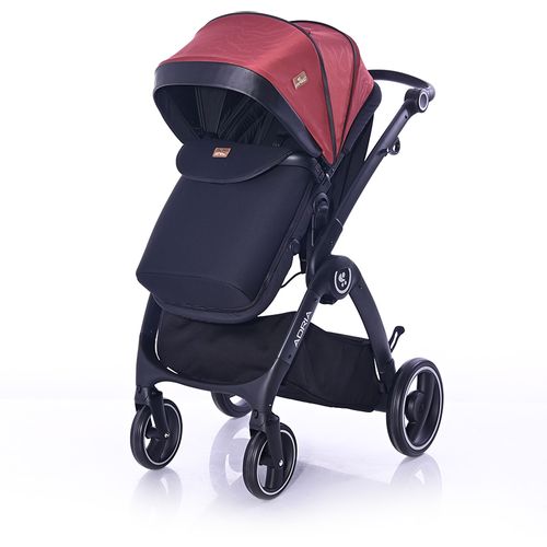 LORELLI ADRIA Kolica Black/Red 2u1 SET: Košara + Putna Torba + Zimska Navlaka (do 15 kg) slika 6