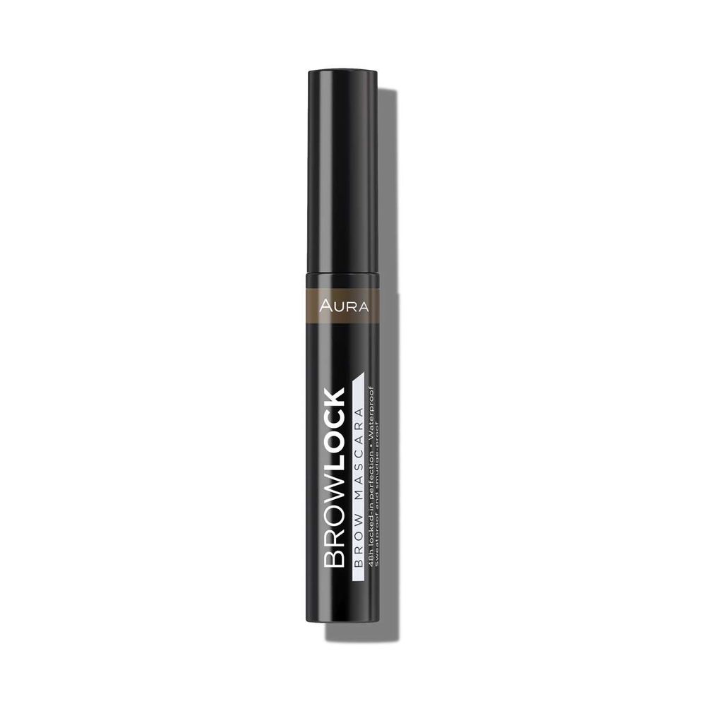 Aura Browlock Maskara za obrve 03 Dark Brown slika 1