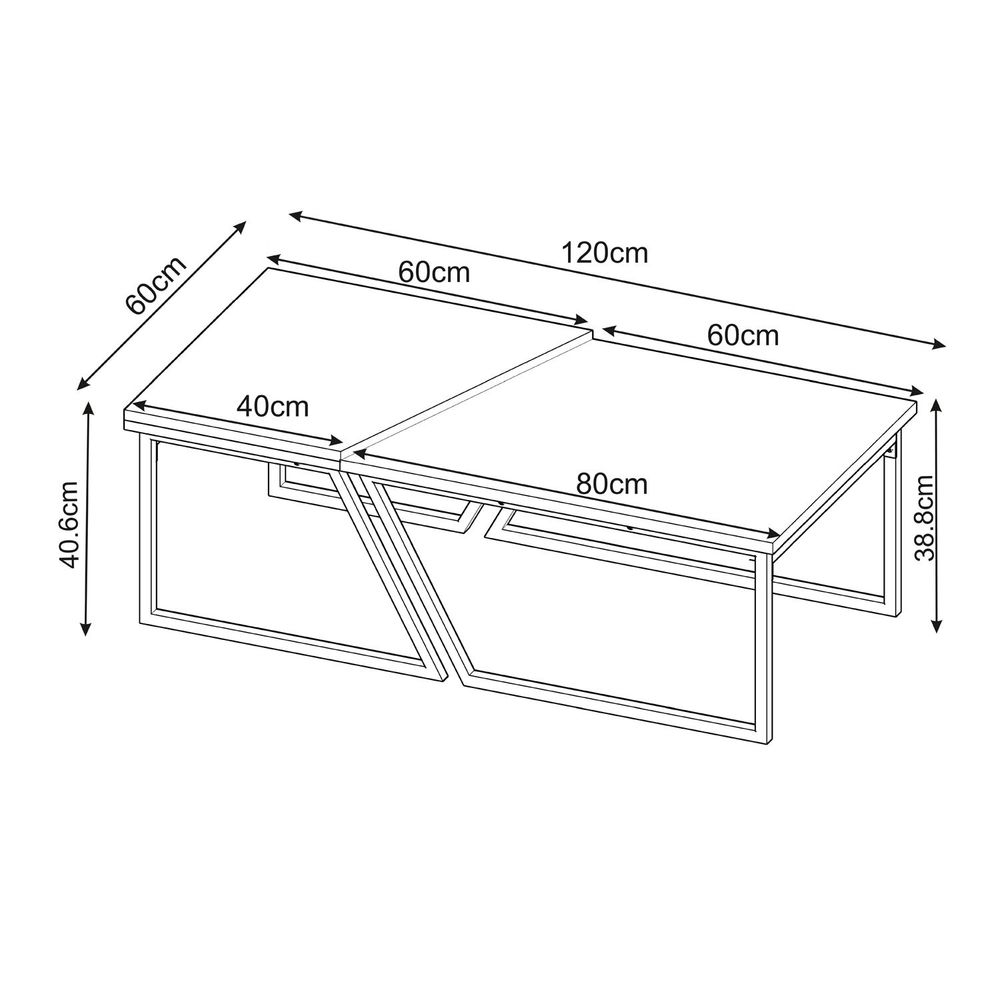 Kafa stol Verona P0024623 - Travertin boje slika 5