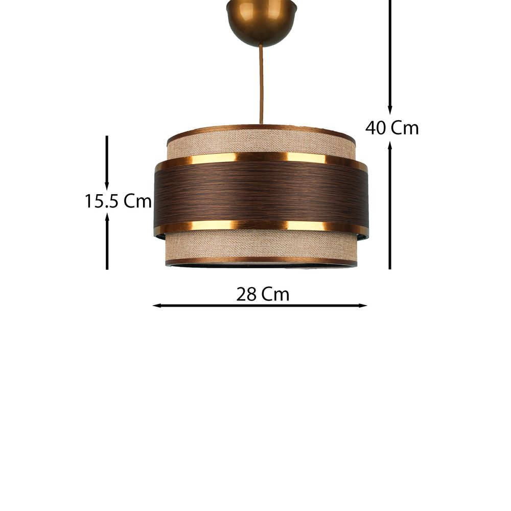 Luster BK029 – smeđa boja slika 3