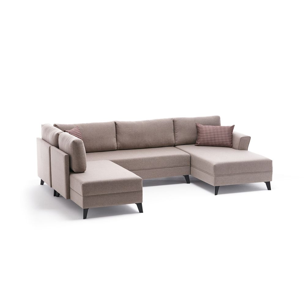 Eris - Krem Kutićna Sofa na Razvlačenje slika 7