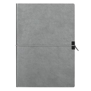BASEL,notes sa fleksibilnom koricom A5,silver