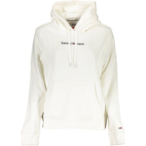 TOMMY HILFIGER WOMEN'S WHITE SWEATSHIRT WITHOUT ZIP slika 1