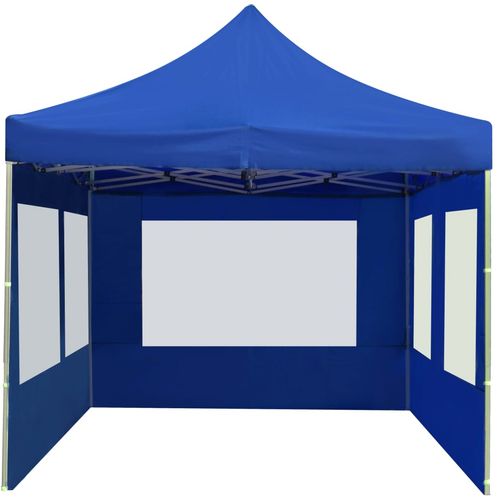 Profesionalni sklopivi šator za zabave 6 x 3 m plavi slika 32
