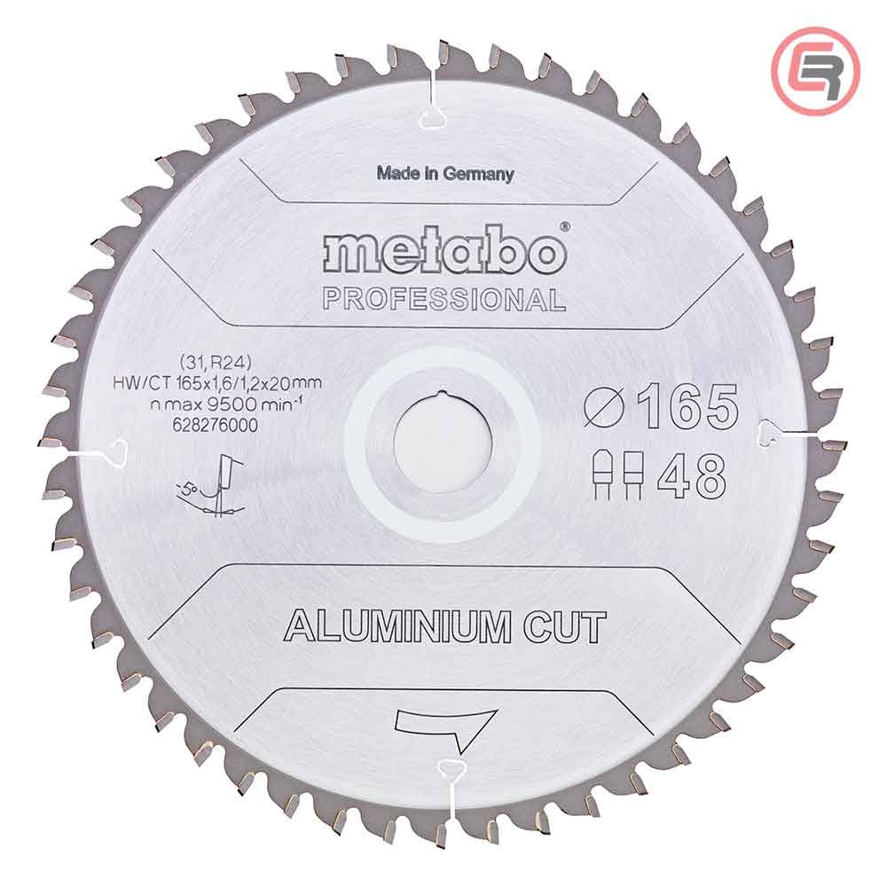 Metabo List Kružne Pile Za Aluminium 165 x 1,6 / 1,2 x 20 / Z = 48 Aluminium Cut Professional – 628276000 slika 1