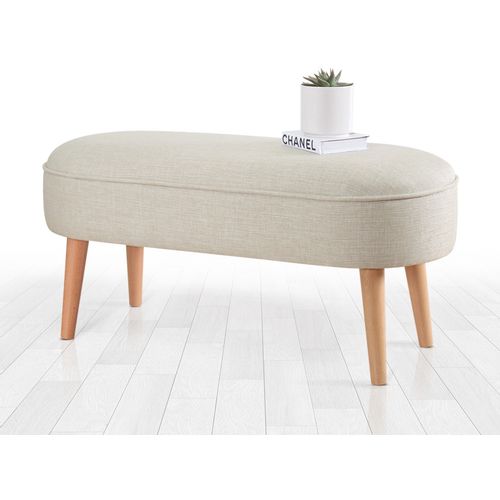 Atelier Del Sofa Tabure, Lednok - Cream slika 1