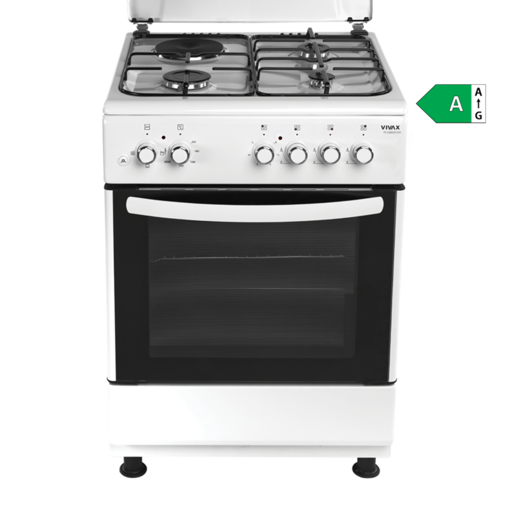 VIVAX HOME Samostojeći šporet FC-31602LI WH, 64 l slika 1