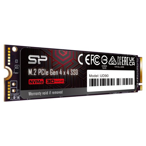 Silicon Power SP01KGBP44UD9005 M.2 NVMe 1TB SSD, UD90, PCIe Gen 4x4, 3D NAND, Read up to 5,000 MB/s, Write up to 4,800 MB/s (single sided), 2280 slika 3