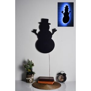 Wallity Ukrasna LED rasvjeta, Snowman 2 - Blue