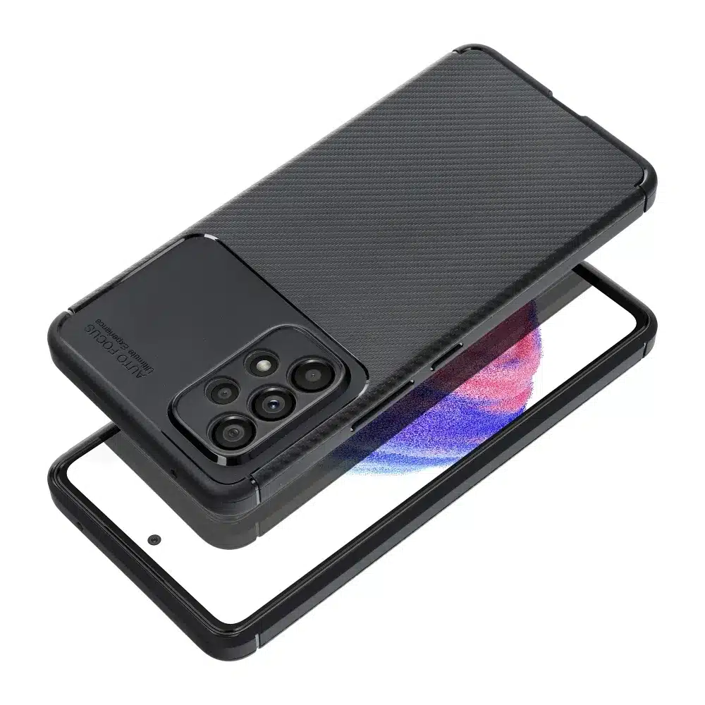 CARBON PREMIUM maska za SAMSUNG GALAXY A14 5G crna slika 3