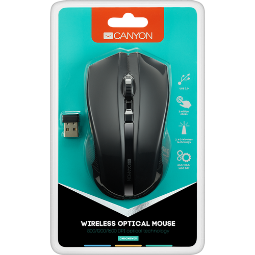 Canyon miš MW-5 2.4GHz wireless Optical Mouse with 4 buttons slika 4