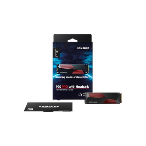 SAMSUNG 1TB M.2 NVMe MZ-V9P1T0CW 990 Pro Series Heatsink SSD slika 3