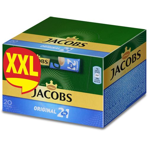 Jacobs kava XXL promo 2in1 20 komada x 14g slika 1