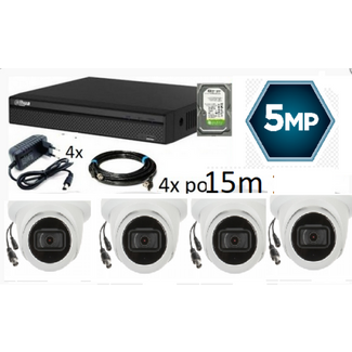 Dahua SET-03 * 4 kamere AUDIO!!!  5 mpx + DVR FULL HD 2TB