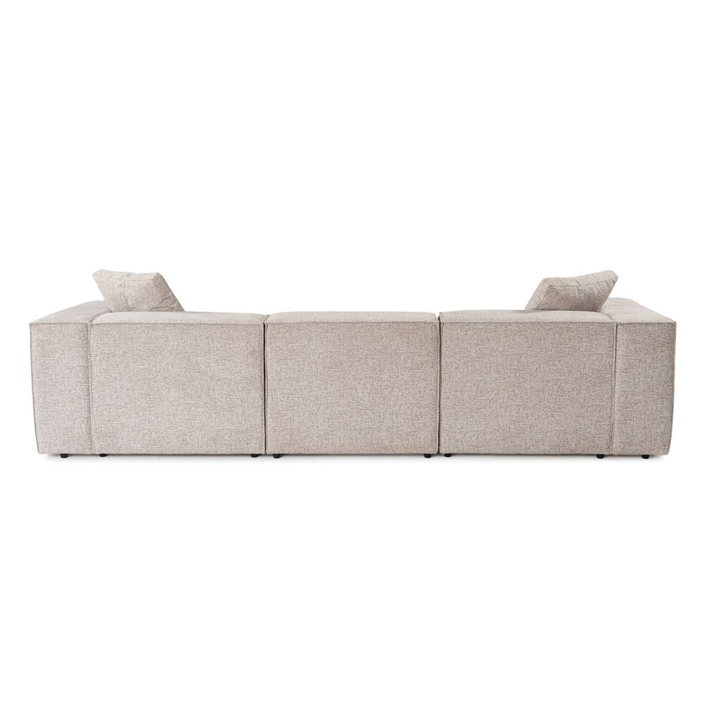 Lora (L1-O1-1R-POUFFE) - Ugao Sofa Mocha Mocha slika 10