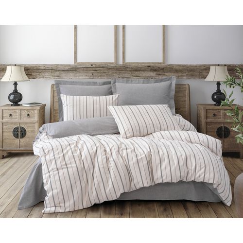 Unus - Grey Grey
White Single Quilt Cover Set slika 1