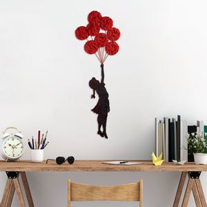 Banksy - 11-1 Red
Black Decorative Metal Wall Accessory