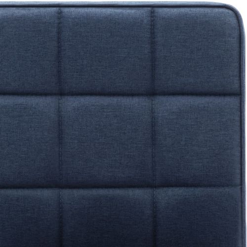 Blagovaonske stolice od tkanine 2 kom plave slika 15