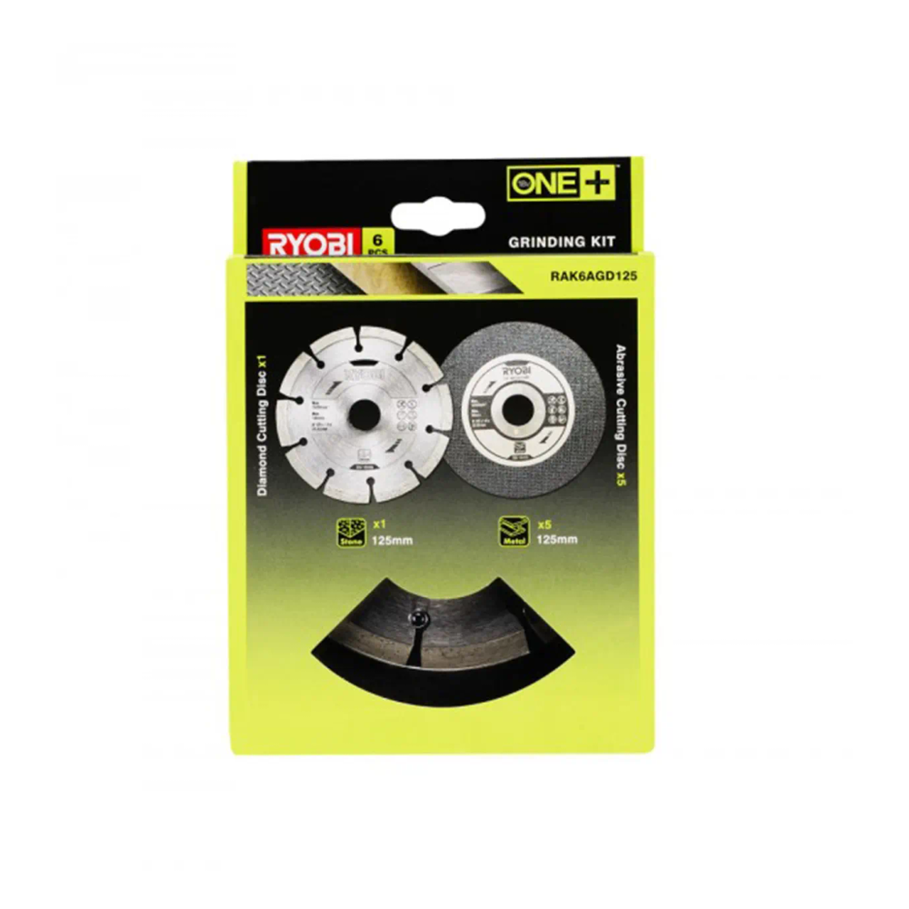 Ryobi - Set višenamjenskih reznih ploča za ugaone brusilice 125 mm (6/1) RAK6AGD125 slika 2