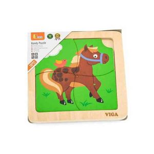 Viga Drvene puzzle konj