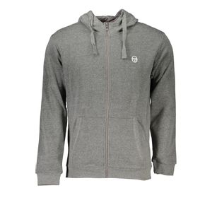 SERGIO TACCHINI MEN'S GRAY ZIP SWEATSHIRT