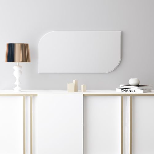 Lume - White White Decorative Chipboard Mirror slika 2