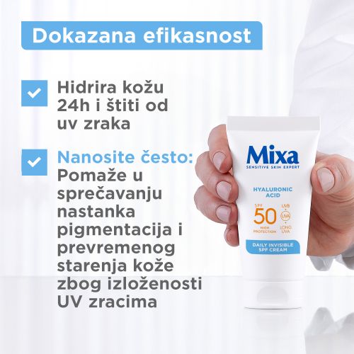 Mixa dnevna krema sa visokom zaštitom spf 50​ slika 6