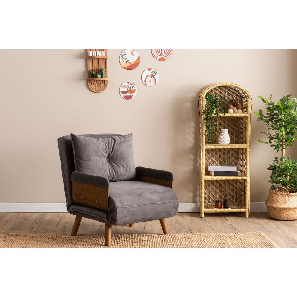 Sofa na razvlačenje Cosmo Single - Siva boja slika 1