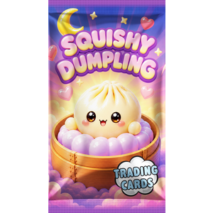 Squishy Dumpling trading card - 5 paketića kartica