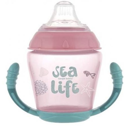 Canpol flašica 230 ml - Sea Life Roza slika 1