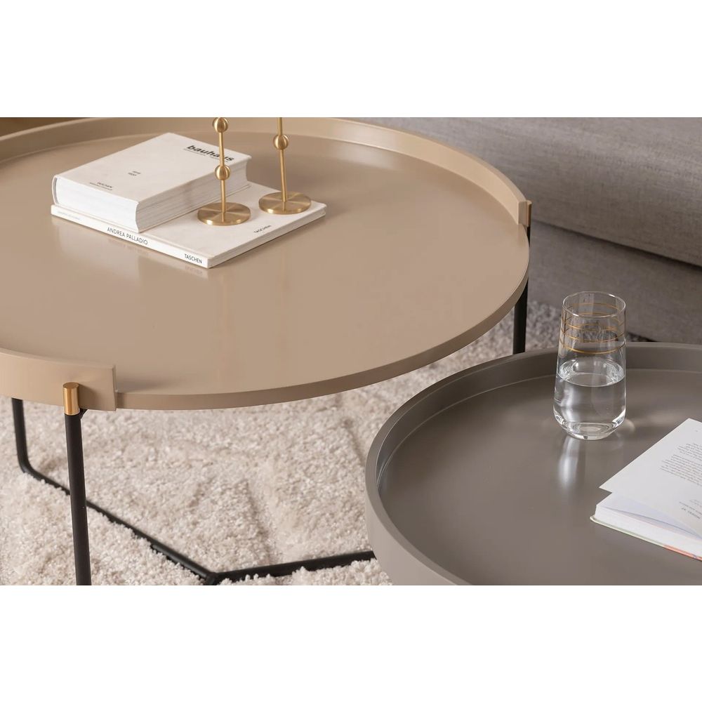Nesting table Mandy - Bež (2 komada) slika 4