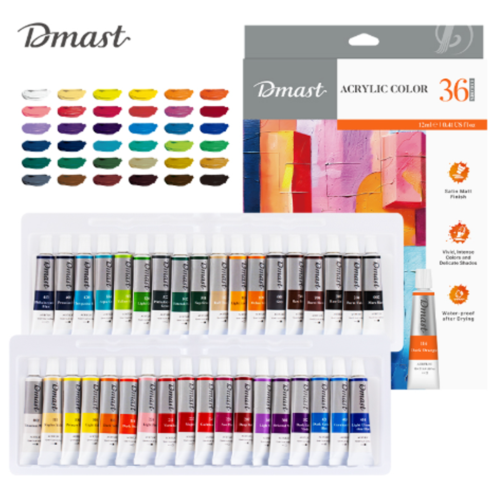 Akrilne boje profesionalne 12ml DMAST-PEBEO 1/36 EC331-36 slika 1