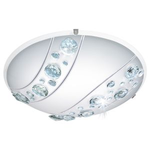 Eglo Nerini plafonjera/1, led, 16w, 1500lm, prom 315, bijela/kristali 