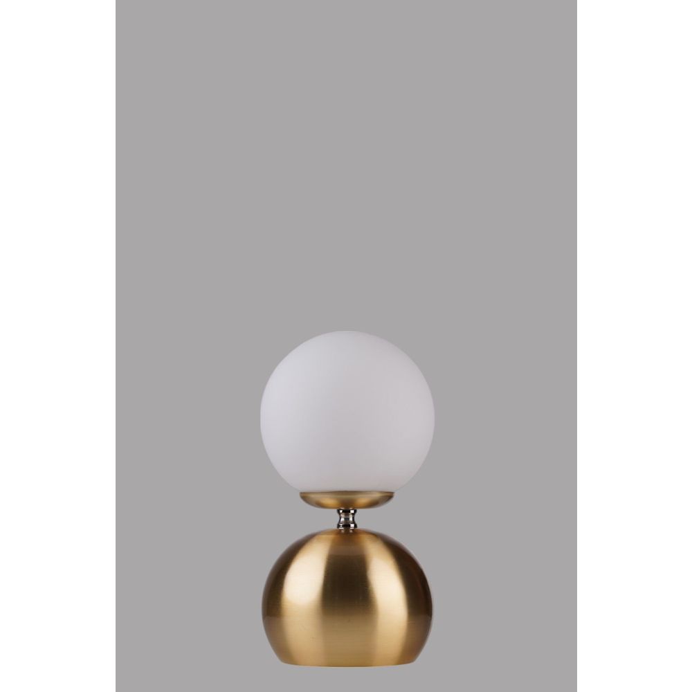 Opviq Stolna lampa 054, bijela, zlatna slika 3
