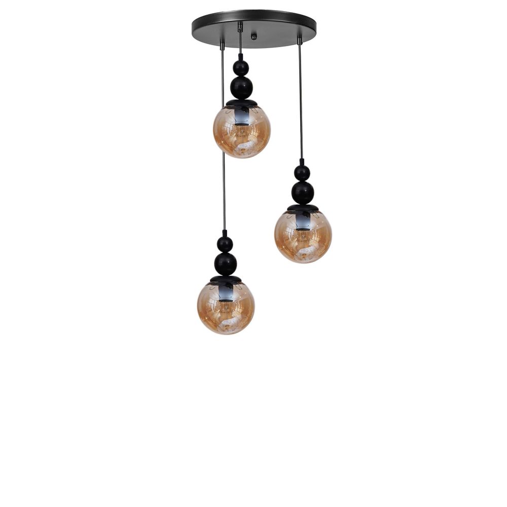Opviq Luster 768, med, crna slika 3