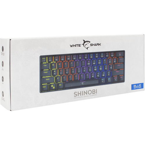 White Shark WS GK 2022 SHINOBI, Black US, Mechanical Keyboard slika 5